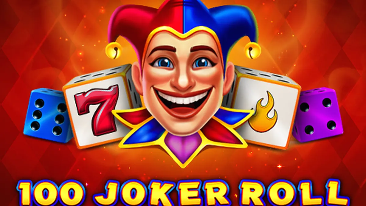 Tampilan layar permainan slot 100 Joker Roll dengan nuansa klasik