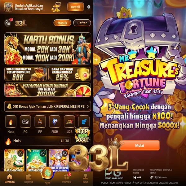 33L 2026 Slot Gacor RTP Tinggi